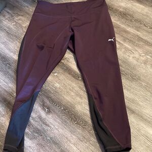 Puma Purple and Black Leggings